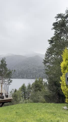 Lake and montain landscape in Patagonia, Argentina