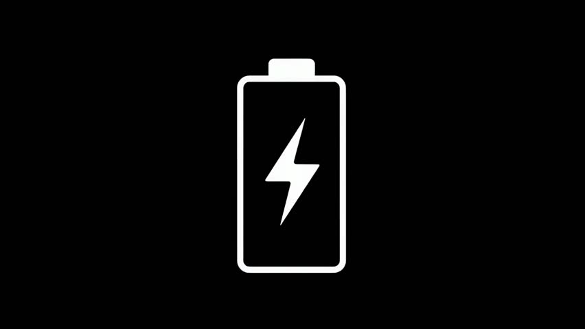 A simple animation showing a battery charging. Perfect for illustrating power, energy, and technology concepts in a clear and engaging way.