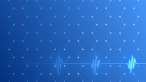 Dynamic Glowing EKG Line Digital Hexagon Network - Powered by Shutterstock - Get 15% off with code: PIKWIZARD15