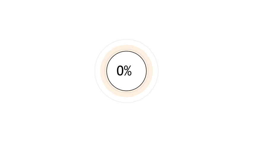 15 percent circle loading icon. diagrams circle loading bar animation. circle loading icon diagrams modern ,15% circle loading icon pie chart diagrams modern design animation white background.