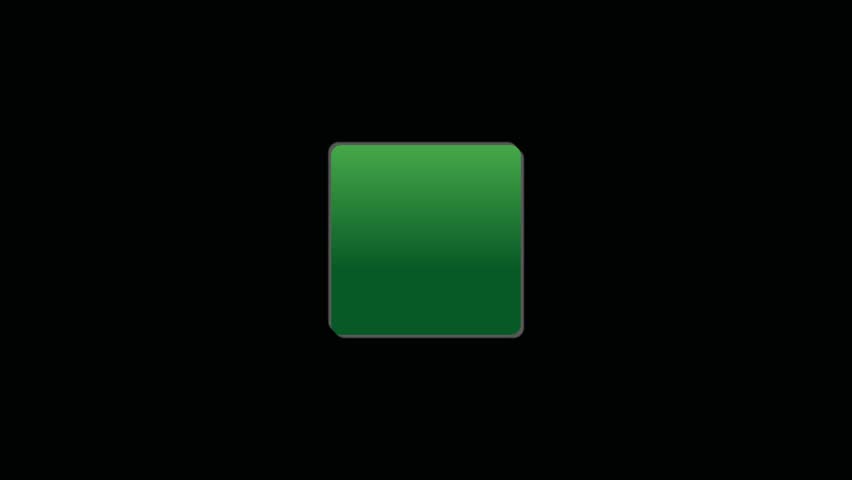 User interface green checkmark animation for digital technology app feedback approval. Animated green checkmark done button success completion achievement tick mark graphic.