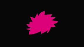 Pink wow bubble neon sign style with blue edges on black background. Neon pink wow speech bubble glowing with blue outline on dark backdrop. - Powered by Shutterstock - Get 15% off with code: PIKWIZARD15