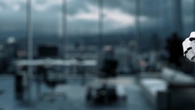 A robotic hand engages with a glowing cloud icon and upload symbols, representing advanced data transfer technology in a contemporary office setting. Auvana - Powered by Shutterstock - Get 15% off with code: PIKWIZARD15