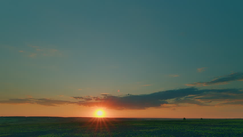 Experience the Serene and Beautiful Sunset Over the Tranquil Horizon at Dusks Embrace
