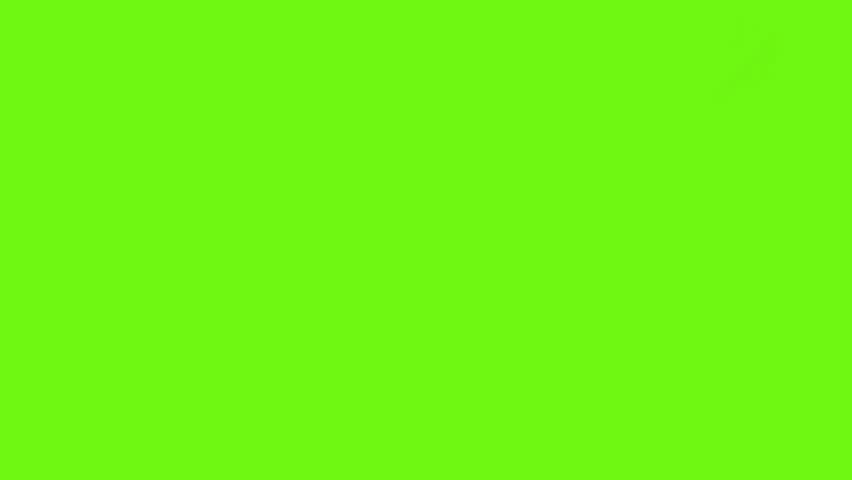 Human Hand Pinching or Grabbing Motion on Chroma Key Green Screen