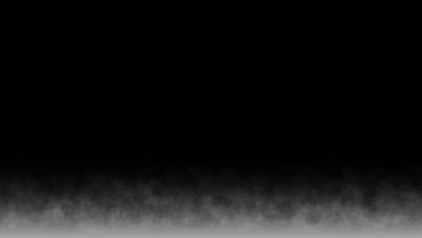Alpha Channel Ground Fog Smoke Mist Overlay.