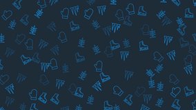 Seamless winter pattern with ice skates, mittens, icicles, and plants is perfect for holiday wrapping paper or seasonal decorations. - Powered by Shutterstock - Get 15% off with code: PIKWIZARD15