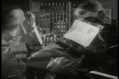 1940s - Archival film describing the different ways users can access the Western Union telegraph service.