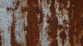 Heavily Rusted Corrugated Metal Sheet with Vertical Rust Streaks and Corrosion Patterns - Powered by Shutterstock - Get 15% off with code: PIKWIZARD15