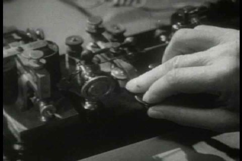 1940s - Archival film describing the impact of the telegraph on the American West.