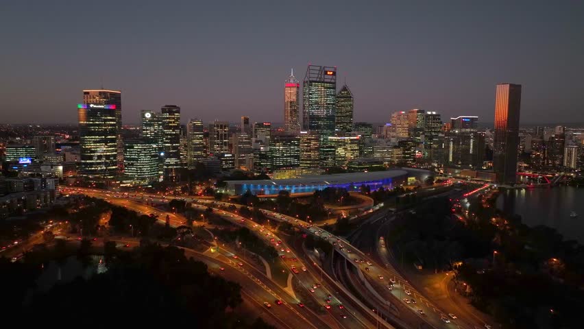 Aerial view of Perth