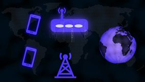 Digital communication networks and global data flow concept connecting devices worldwide - Powered by Shutterstock - Get 15% off with code: PIKWIZARD15