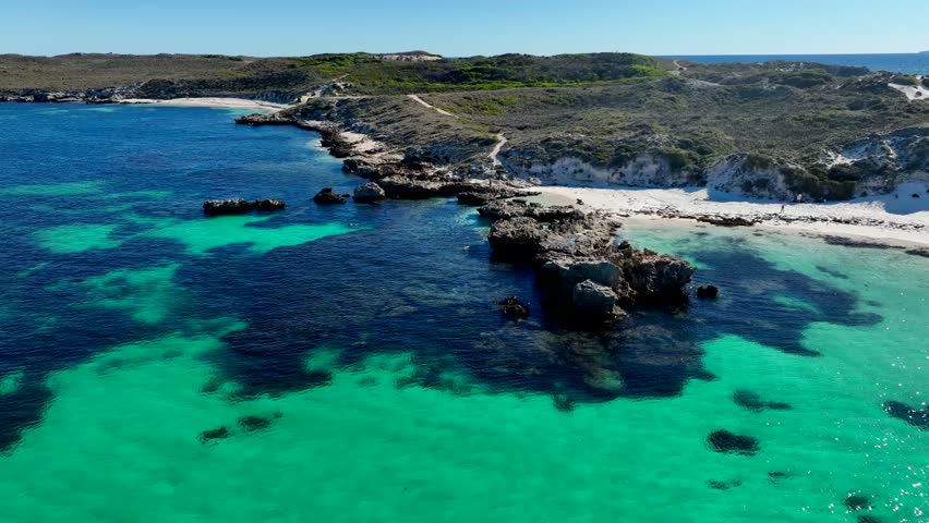 Aerial view of Rottnest Island
