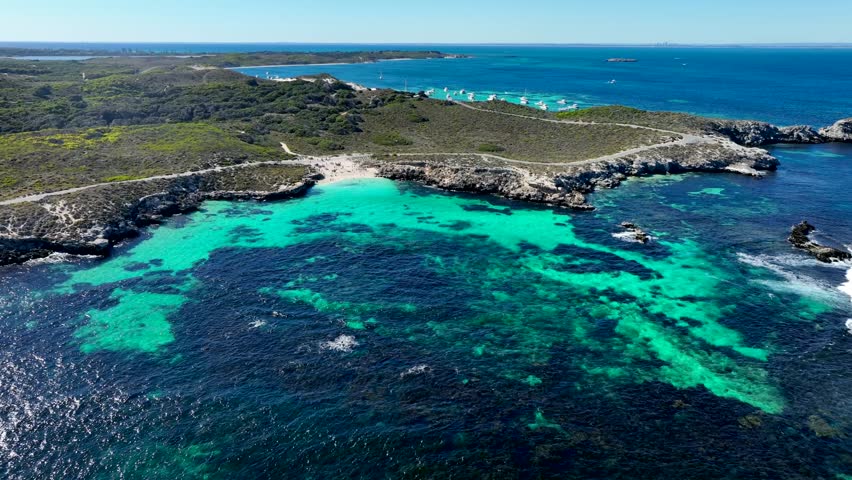 Aerial view of Rottnest Island