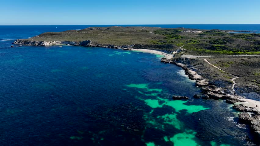 Aerial view of Rottnest Island