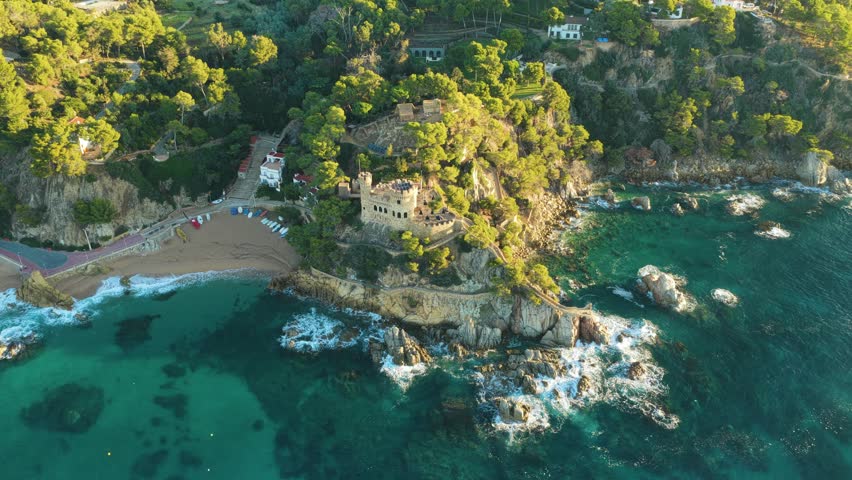 Castell de Lloret, Lloret de Mar, Costa Brava, Spain