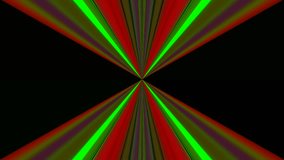 An AI-generated illustration of converging laser beams in red and green forming a symmetrical light tunnel - Powered by Shutterstock - Get 15% off with code: PIKWIZARD15