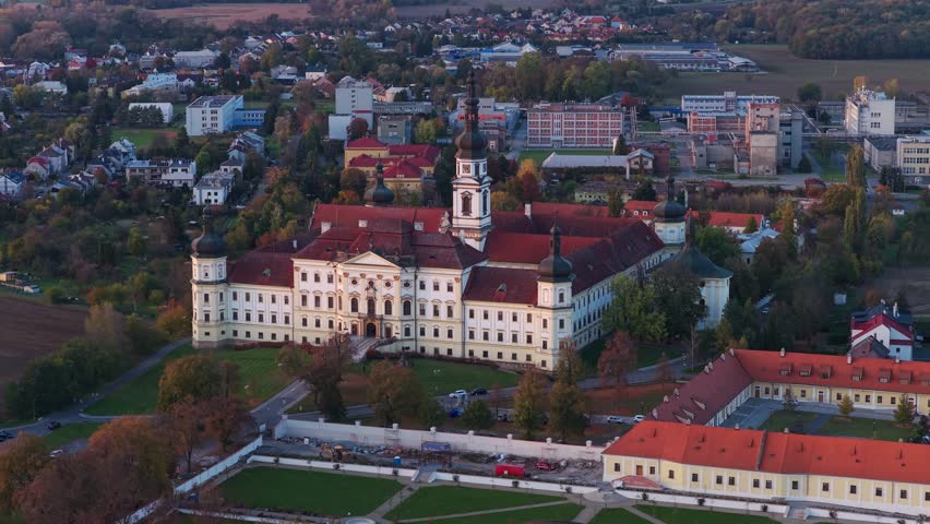 Military hospital from a bird