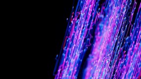 Closeup of Big data light speed flow. Abstract digital data stream of quantum computing. Cyberspace of qubit trails. Modern tech information transmission. - Powered by Shutterstock - Get 15% off with code: PIKWIZARD15