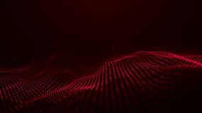An animated colorful wave of glowing dots, creating the illusion of moving waves on a dark background. The visualization resembles a dynamic 3D wave, combining technology and art of. 3D Illustration - Powered by Shutterstock - Get 15% off with code: PIKWIZARD15