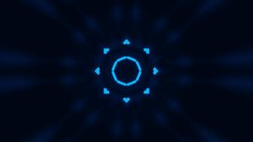 Abstract mandala kaleidoscope neon acid background glowing with infinite octagonal symmetry, futuristic fractal visuals transforming into luminous digital formations - Powered by Shutterstock - Get 15% off with code: PIKWIZARD15