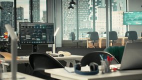 Employees reviewing data visualization to meet project objectives for progress. Colleagues share charts and analytics in a modern corporate environment to improve forecasting. Camera B. - Powered by Shutterstock - Get 15% off with code: PIKWIZARD15