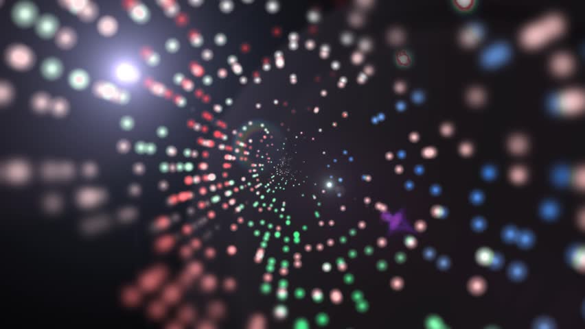 Colorful Spinning Vortex Motion Background