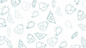 Seamless pattern of school supplies great for educational designs, stationery, backtoschool products, wrapping paper, kids apparel, and textiles. - Powered by Shutterstock - Get 15% off with code: PIKWIZARD15