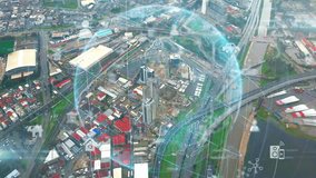Smart city and communication network concept. Digital transformation. - Powered by Shutterstock - Get 15% off with code: PIKWIZARD15