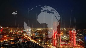 Smart city and communication network concept. Digital transformation. - Powered by Shutterstock - Get 15% off with code: PIKWIZARD15