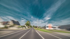 A speedy forward drive on a two-lane rural road in Germany, though the pastoral countryside 4k - Powered by Shutterstock - Get 15% off with code: PIKWIZARD15