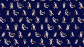 4K Cute 3D Penguin Animation Seamless Winter Holiday Pattern Background Loop - Powered by Shutterstock - Get 15% off with code: PIKWIZARD15
