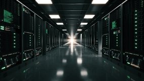Modern Data Center with Rows of Server Racks – Tech Infrastructure Animation - Powered by Shutterstock - Get 15% off with code: PIKWIZARD15