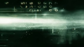 Bright Green Data Stream With Glowing Code Rain Deep Field Blur And Industrial Glitch Pattern Motion Loop - Powered by Shutterstock - Get 15% off with code: PIKWIZARD15