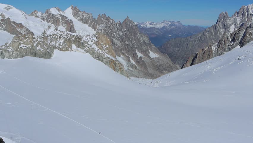 Man's solitude is so loved and feared, yet on Mont Blanc, life stands still and the heart thinks only of the smallness in the deepest voids of the human being. snow