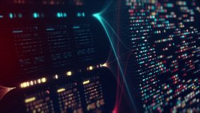 Big Data Analytics Neural Network Data Flow Visualization, AI Machine Learning, Quantum Computing, Binary Code Digital Grid, Futuristic Artificial Intelligence Technology Abstract Background - Powered by Shutterstock - Get 15% off with code: PIKWIZARD15