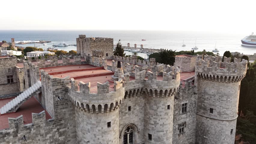 Exploring the Palace of the Grand Master of the Knights of Rhodes in Greece