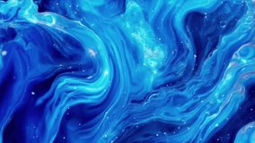 This beautiful, high-definition stock video presents an immersive abstract flow of rich, variegated blue liquid or ink. - Powered by Shutterstock - Get 15% off with code: PIKWIZARD15