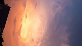 Vertical video - Timelapse of colorful sky during sunset - Powered by Shutterstock - Get 15% off with code: PIKWIZARD15