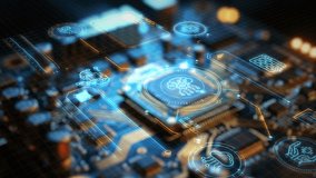 Artificial intelligence processing data on a microchip circuit board - Powered by Shutterstock - Get 15% off with code: PIKWIZARD15