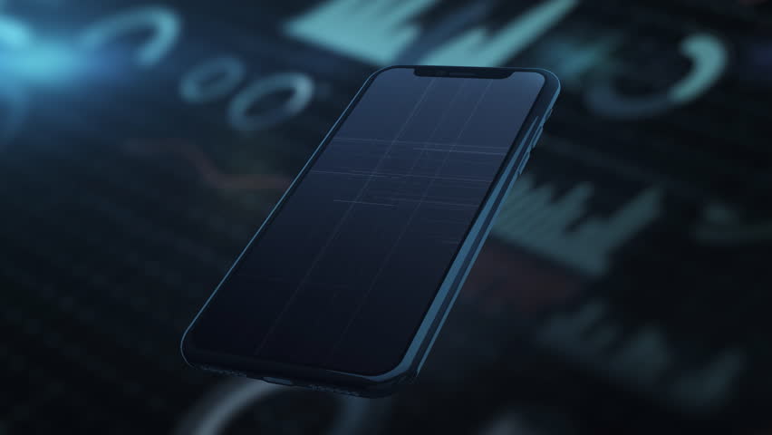 Animated data flow within a smartphone's structure - Powered by Shutterstock - Get 15% off with code: PIKWIZARD15