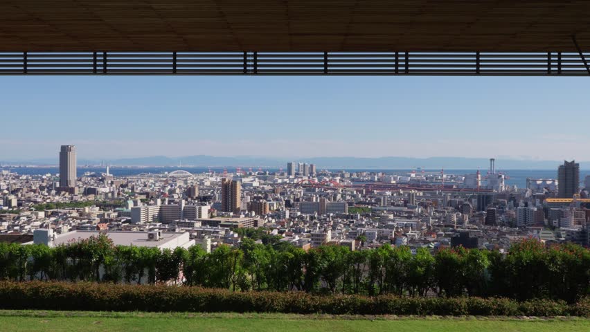 Panoramic Views of Kobe’s Urban Architecture and Cityscape in Kansai, Japan