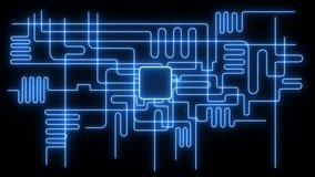 Animation of data processing with icons over connections data transfer 4k animated motion video. Network connections and data points animation over blurred cityscape background. digital data prosing. - Powered by Shutterstock - Get 15% off with code: PIKWIZARD15
