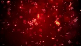 Merry Christmas Title Reveal with Red and Gold Festive Background - Powered by Shutterstock - Get 15% off with code: PIKWIZARD15