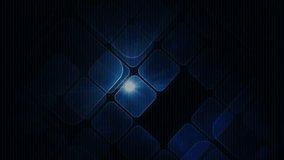 Spark appearing gliding across blue tile grid cascading code visualizing data flow fading. Technology, digital, futuristic, abstract, cyber, data, innovation - Powered by Shutterstock - Get 15% off with code: PIKWIZARD15