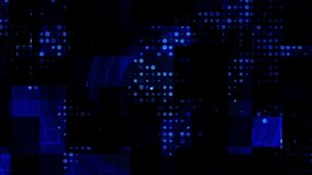 Abstract Digital Art with Geometric Patterns and Glowing Blue Dots - Powered by Shutterstock - Get 15% off with code: PIKWIZARD15