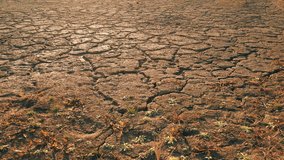 Aerial Parched Cracked Earth Drought Landscape 4K - Powered by Shutterstock - Get 15% off with code: PIKWIZARD15