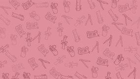 Background with school supplies  pencil case, ruler, clock  suitable for educational or office themed designs. Great for school posters. - Powered by Shutterstock - Get 15% off with code: PIKWIZARD15