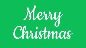 merry christmas handwritten letter text calligraphy animation green screen video footage - Powered by Shutterstock - Get 15% off with code: PIKWIZARD15