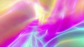 Abstract seamless looping animation of flowing, glowing, liquid light waves in vibrant pastel and neon colors. - Powered by Shutterstock - Get 15% off with code: PIKWIZARD15